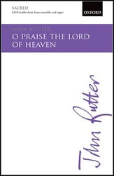 O Praise the Lord of Heaven SATB/SATB choral sheet music cover